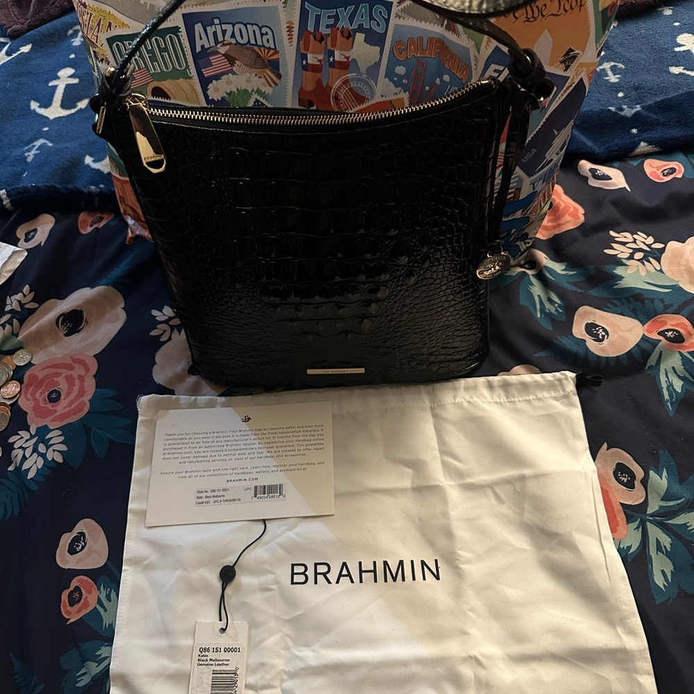 Brahmin Katie Crossbody (Black)